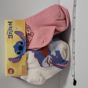 Disney Stitch Quarter Socks Set